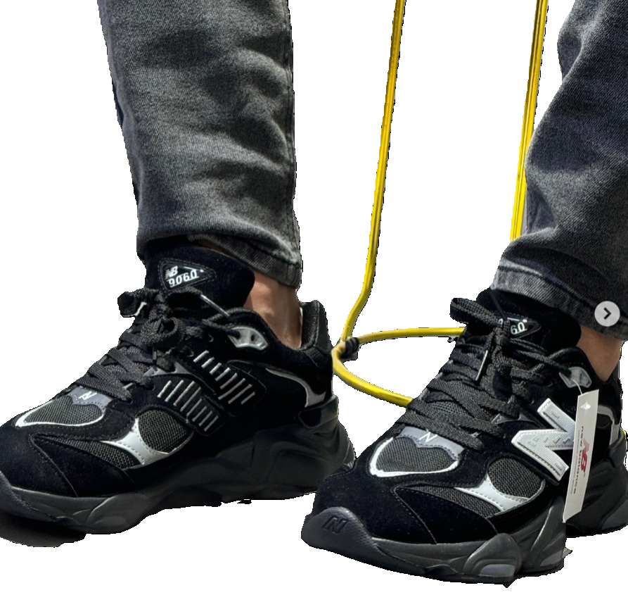 New Balance 9060 Noir & Gris – Unisexe