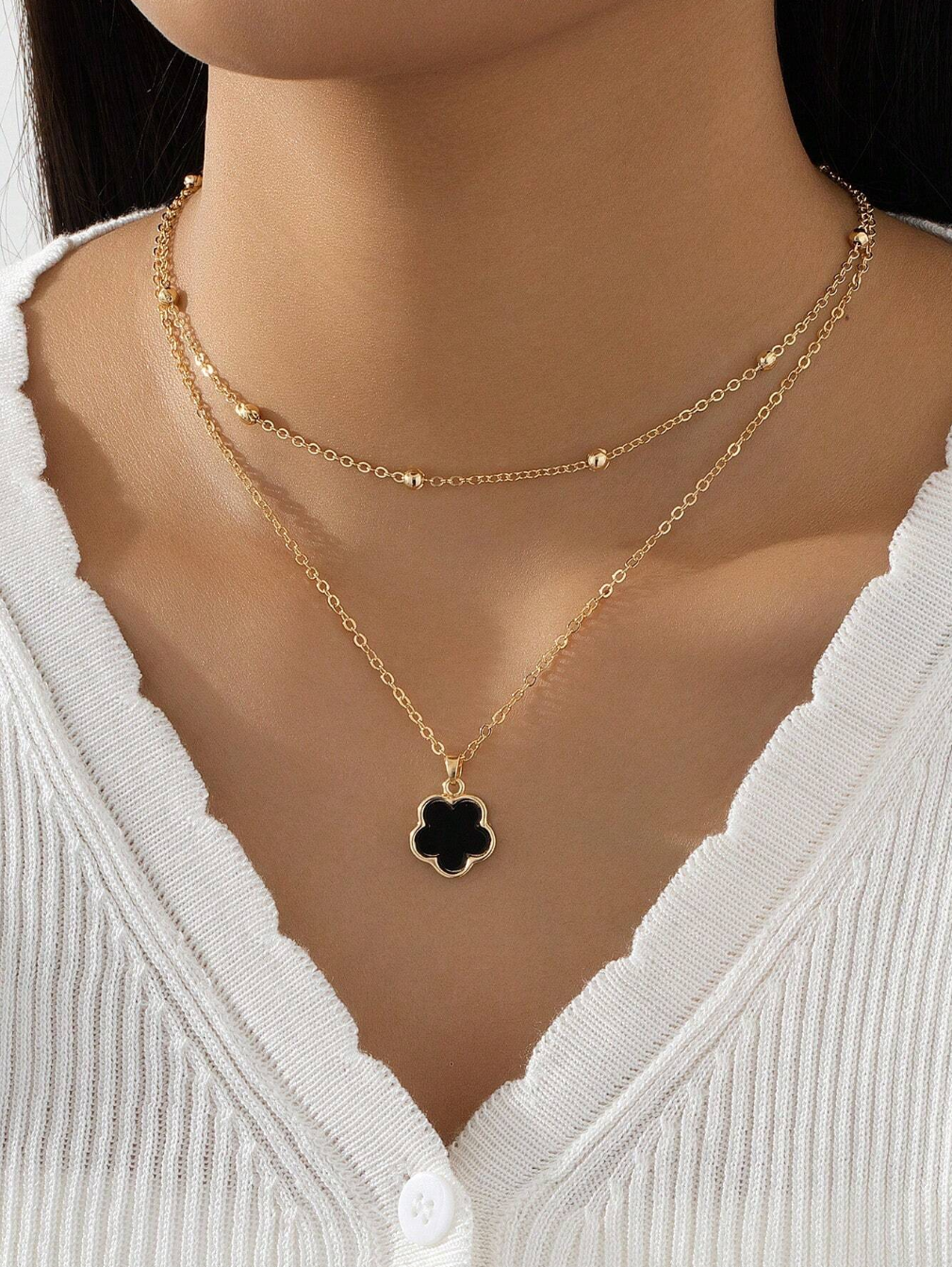 Collier multicouche