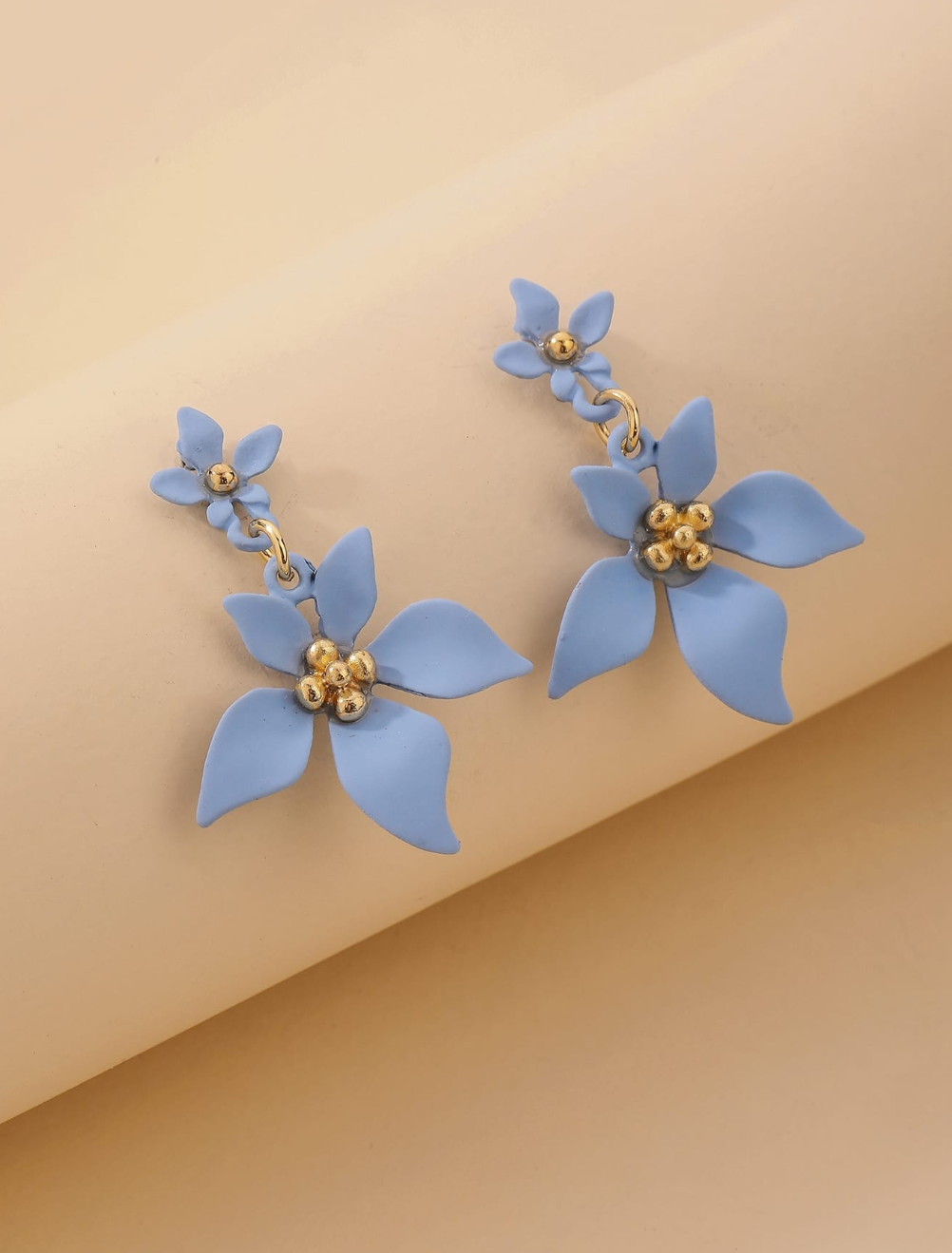 Andkiss Boucles d’oreilles pendantes fleur