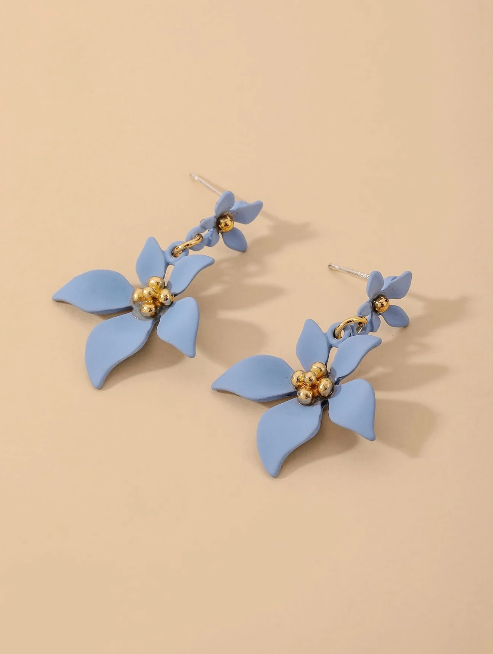 Andkiss Boucles d’oreilles pendantes fleur