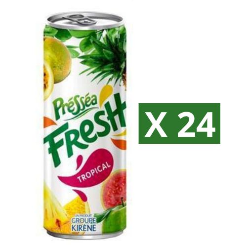 Présséa Fresh jus Tropical canette 250ml