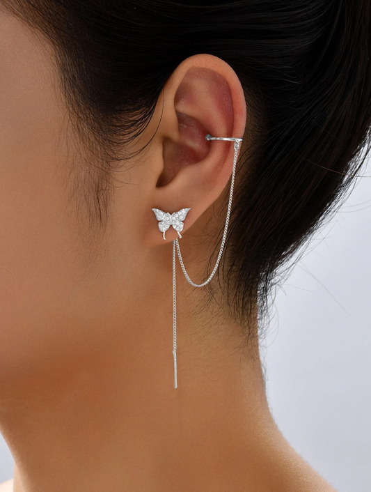 Boucles d’oreilles Nooxian Décor papillon