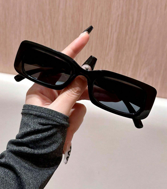 lunettes carrées colorées à la mode adaptées à l’intérieur / extérieur