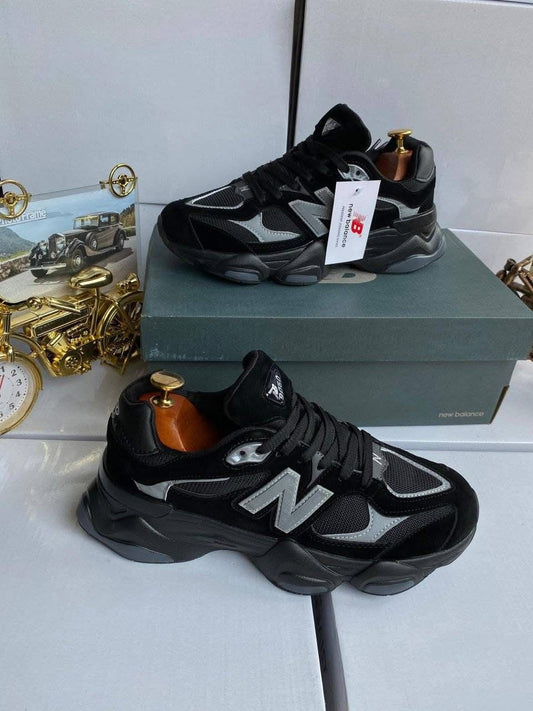 New Balance 9060 Noir & Gris – Unisexe