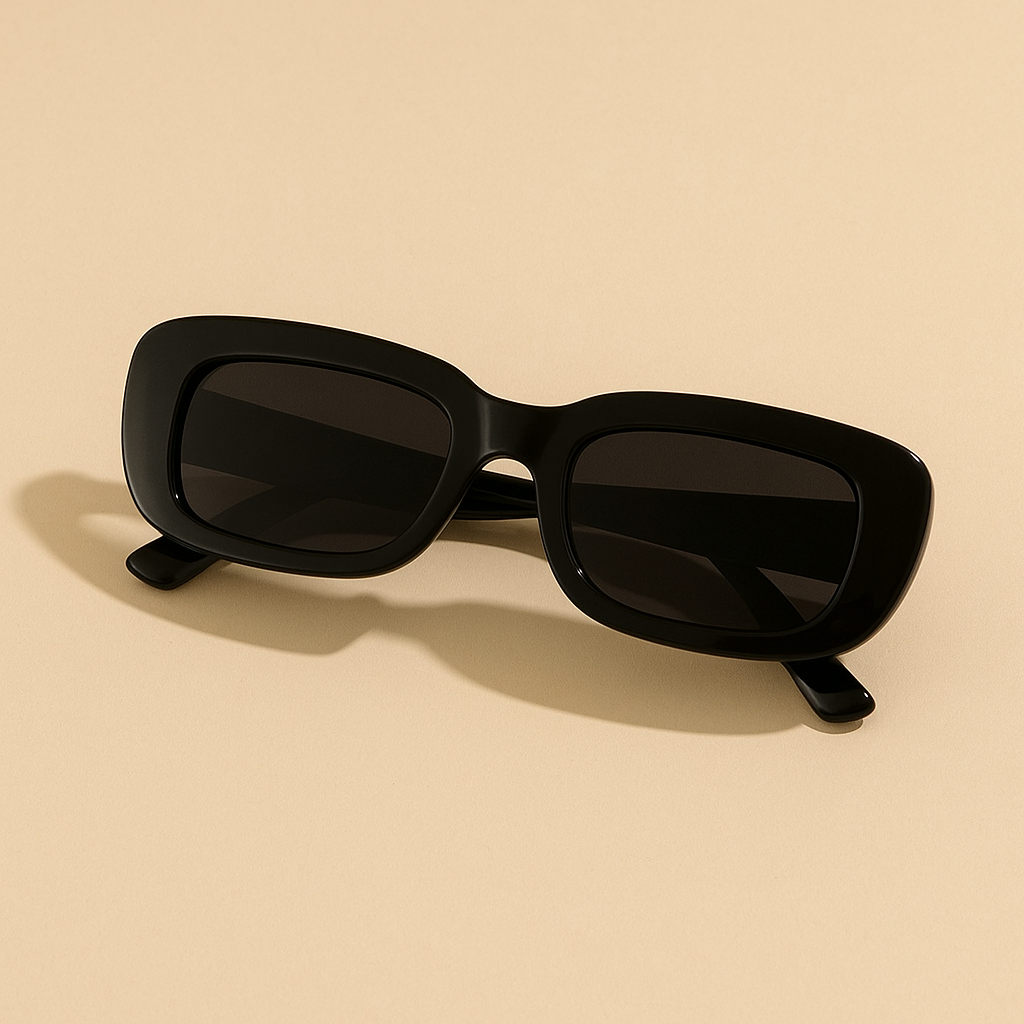 Lunettes en Plastique Cadre Carré Plage Parasol Lunettes À La Mode